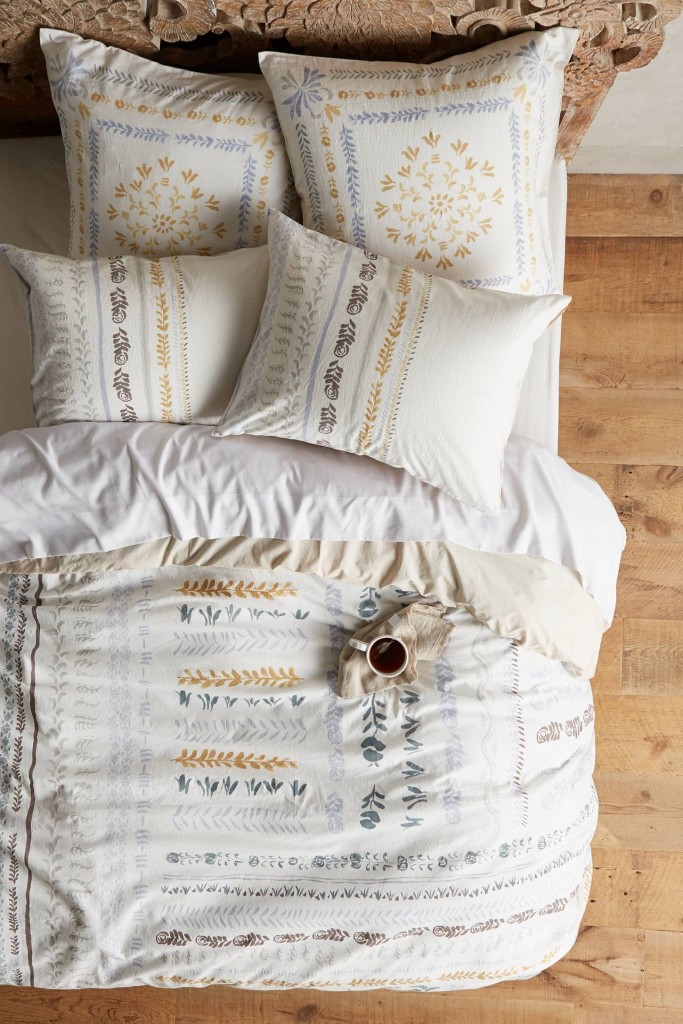 Size Bedding By Anthropologie Anthropologie Garden Buzz Boho