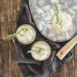 This fennel and peach sour will be your new favorite fall cocktail! Fennel vodka meets honey peach simple syrup in a refreshing drink with tarragon!