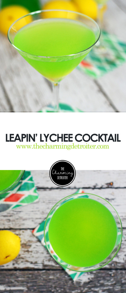 Leapin' Lychee Cocktail - The Charming Detroiter