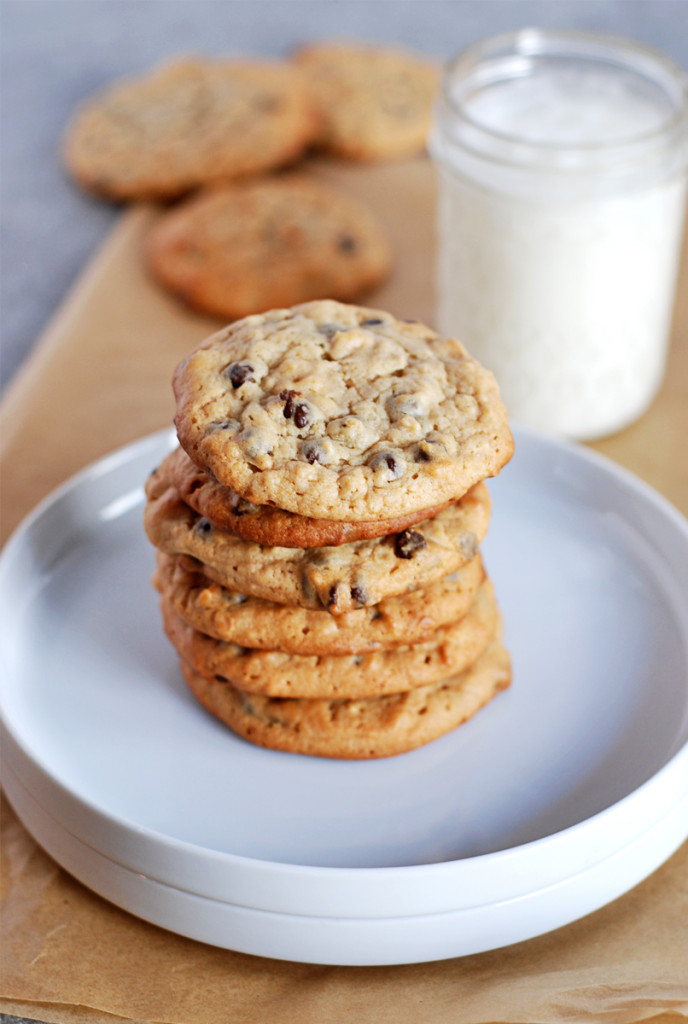 Honey Peanut Butter Oatmeal Drop Cookies with Chocolate Chips - The ...