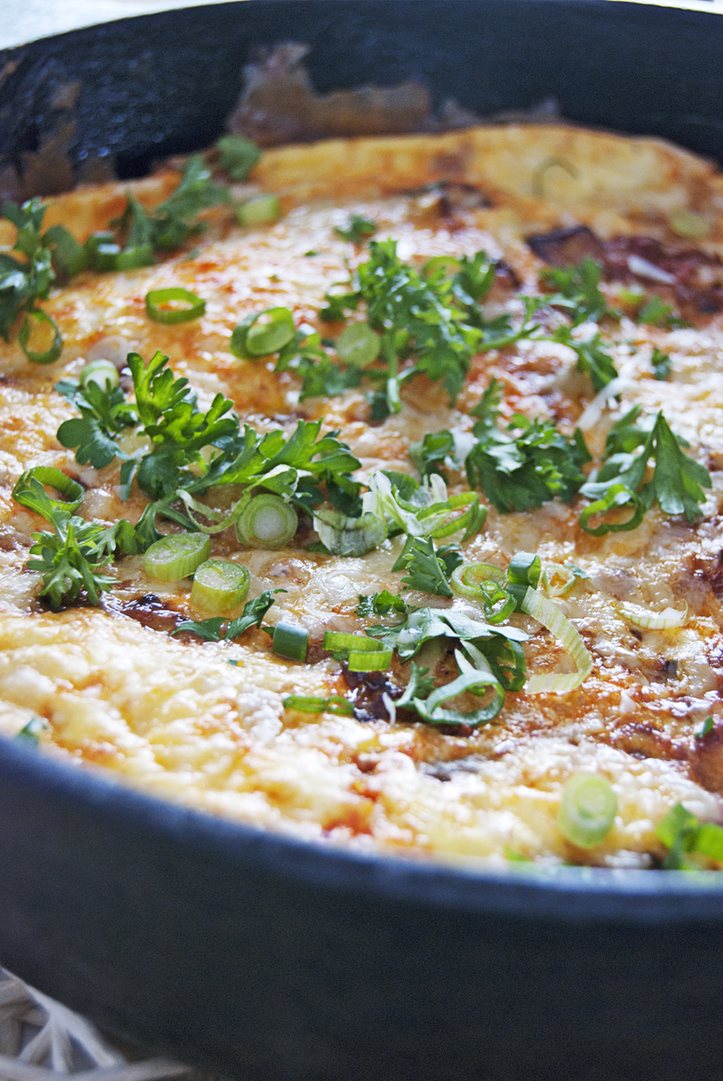 Chorizo And Butternut Squash Frittata - The Charming Detroiter