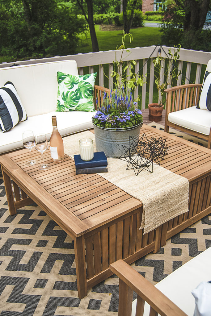 How to Plan Outdoor Coffee Table Decor The Charming Detroiter