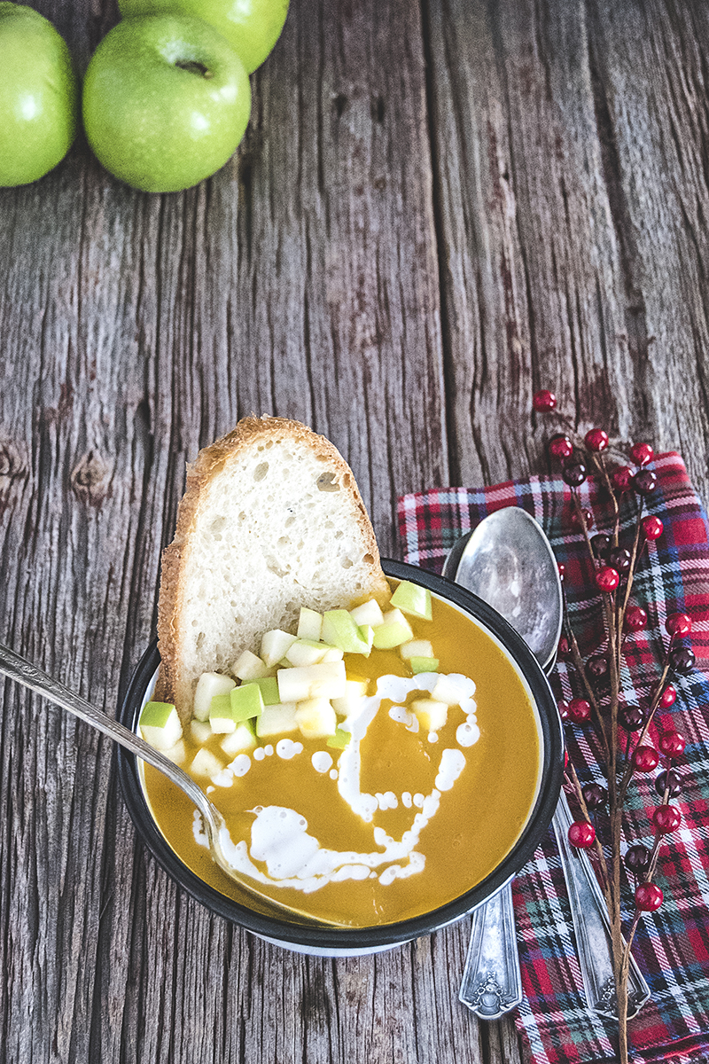 Butternut Squash And Apple Bisque - The Charming Detroiter