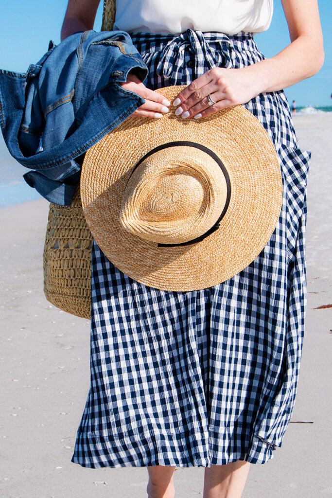 A Gingham Midi Skirt for the Spring The Charming Detroiter