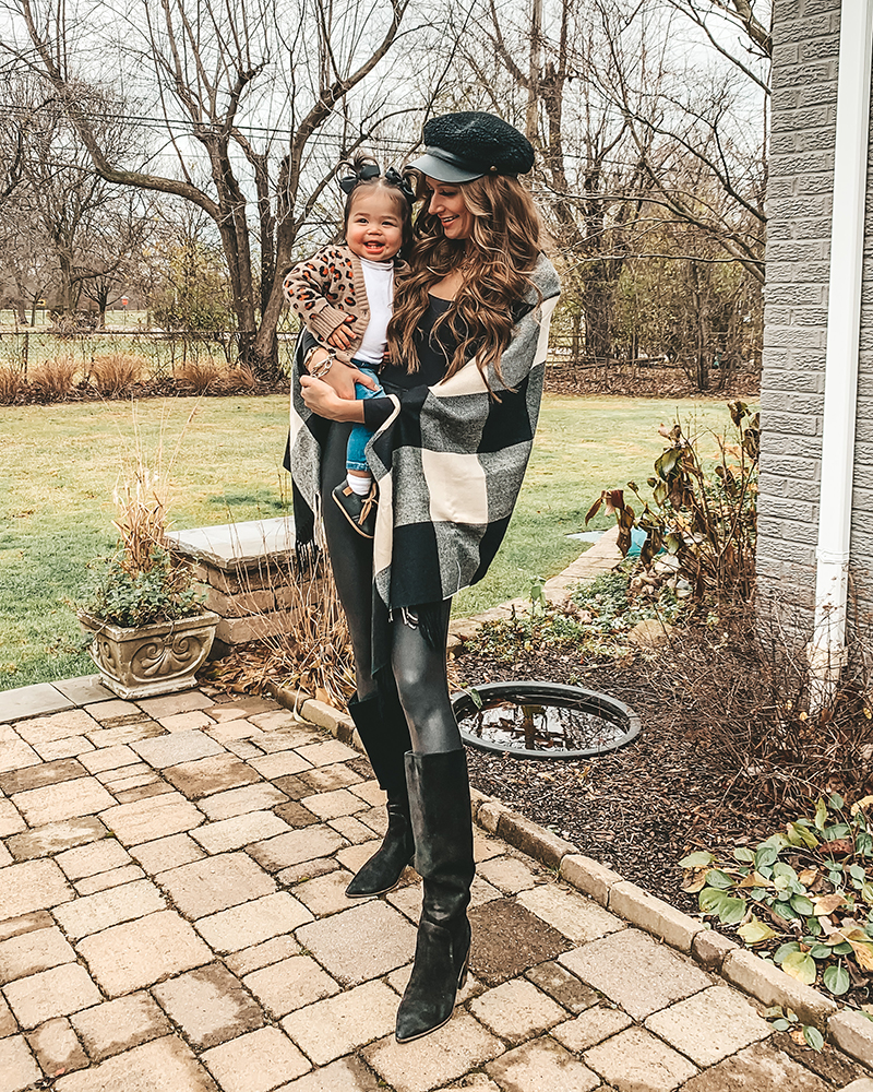 The Perfect Holiday Outfit: Leather Spanks Leggings! - The Charming  Detroiter