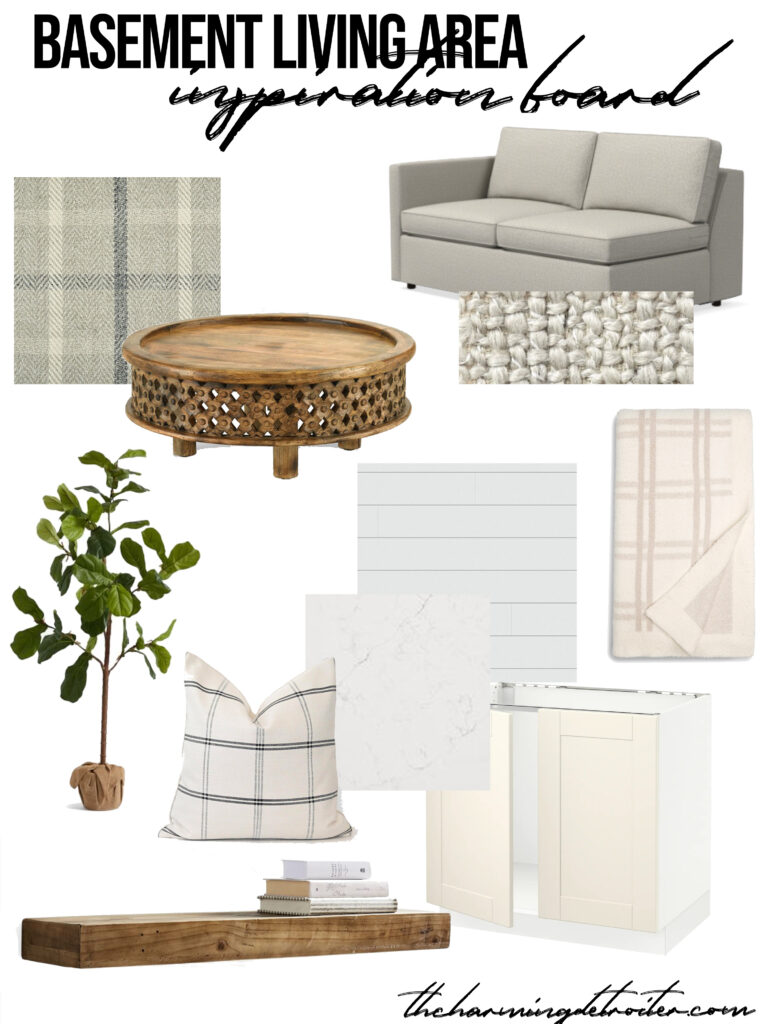 Basement Inspiration Board: Our Latest Remodel Plans! - The Charming ...