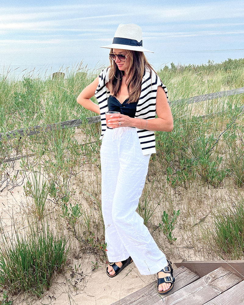 A Linen Pants Outfit for the Summer The Charming Detroiter